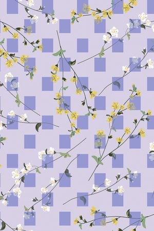 几何印花花型图片