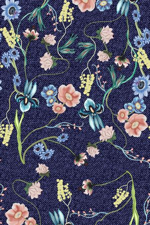 欧洲印花花型图片