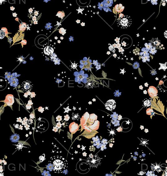 星星印花花型图片