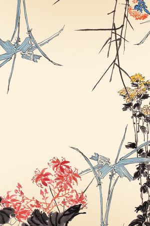 植物印花花型图片