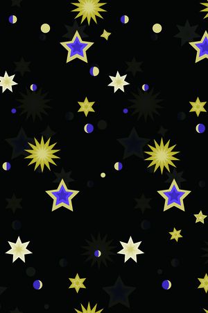 星空印花花型图片