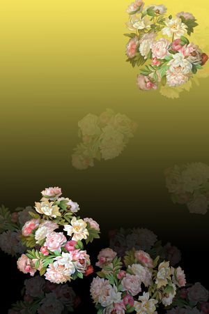 花卉印花花型图片
