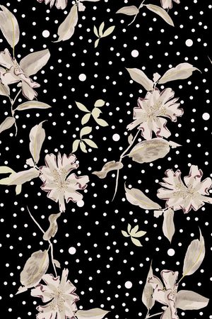 花卉印花花型图片