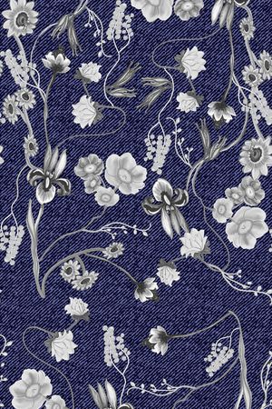 大牌风印花花型图片