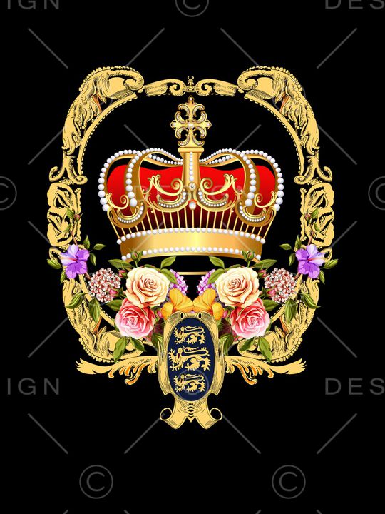 宫廷风印花花型图片