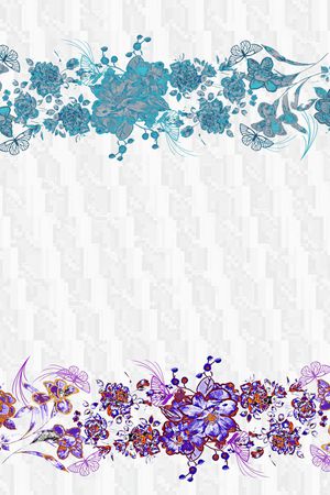 小碎花印花花型图片