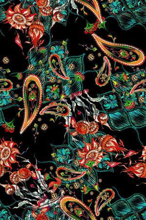 花卉印花花型图片