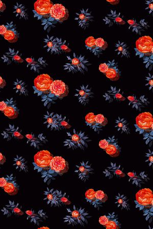 花卉印花花型图片