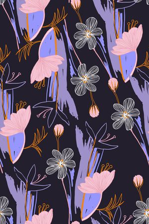 花卉印花花型图片