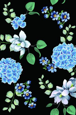 花卉印花花型图片