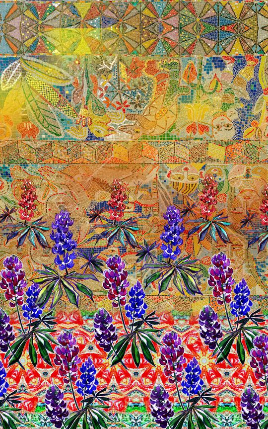 绣花花型印花花型图片