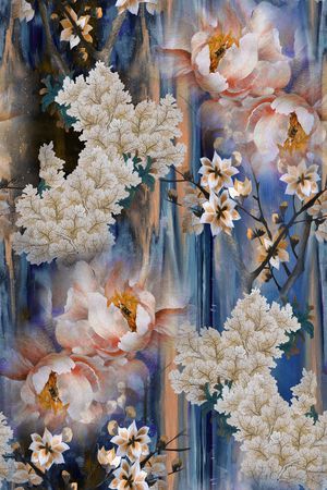 香云纱印花花型图片