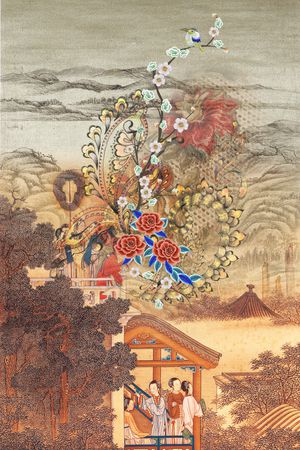 定位花印花花型图片