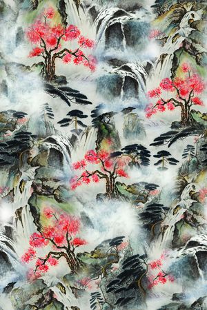 抽象印花花型图片