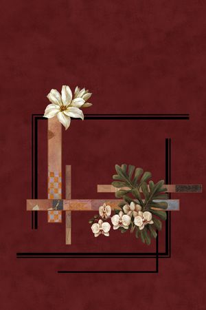 定位花印花花型图片