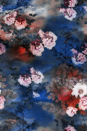 香云纱印花花型图片