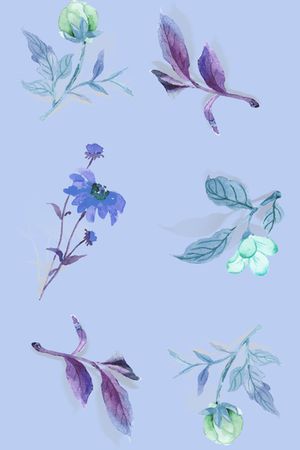数码花型印花花型图片