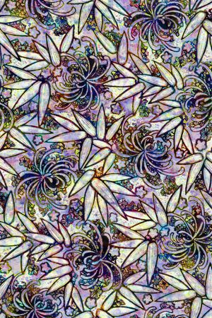 花卉印花花型图片