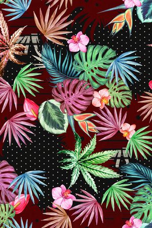 花卉印花花型图片