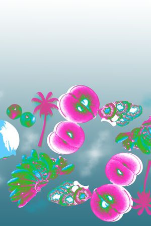 水果印花花型图片