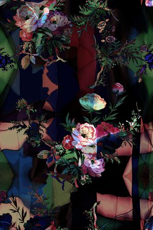 数码花型印花花型图片