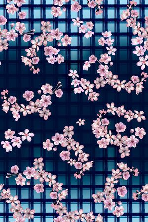 复古印花花型图片