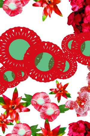 几何印花花型图片