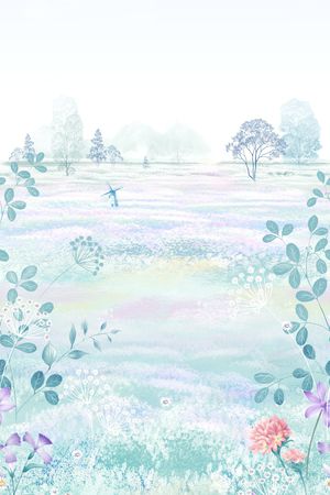 田园印花花型图片