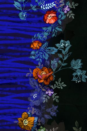 定位花印花花型图片