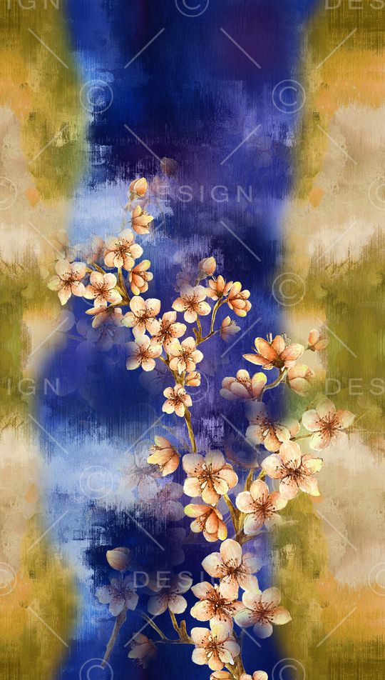 梅花印花花型图片