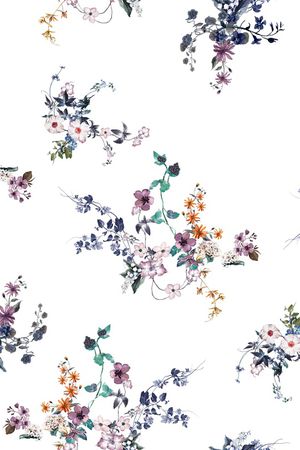 花卉印花花型图片