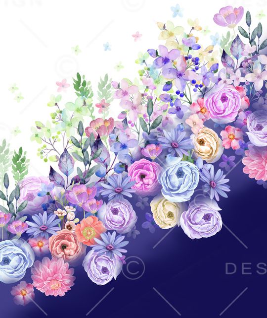 定位花印花花型图片