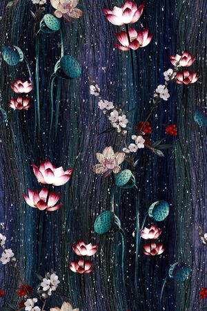 香云纱印花花型图片