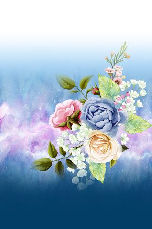 定位花印花花型图片