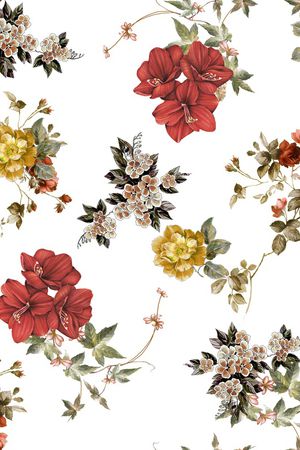 黄花印花花型图片