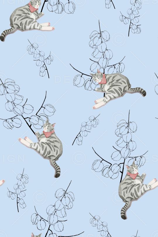 动物花卉印花花型图片