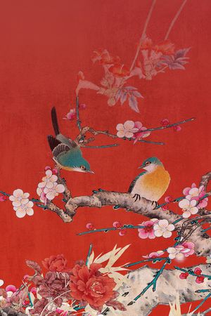复古印花花型图片