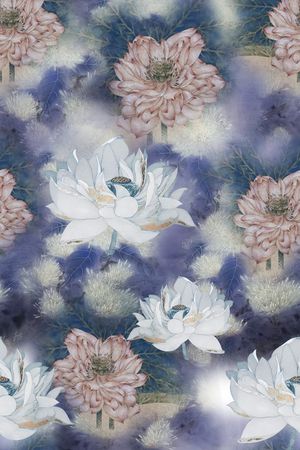 花卉印花花型图片