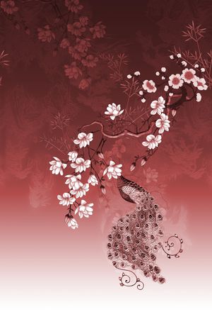 定位花印花花型图片