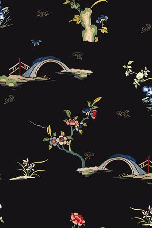 香云纱印花花型图片