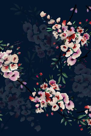 花卉印花花型图片