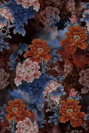 香云纱印花花型图片