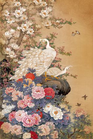 定位花印花花型图片