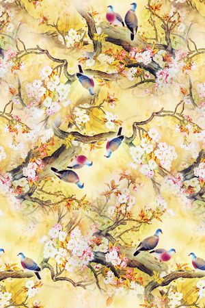 花卉印花花型图片