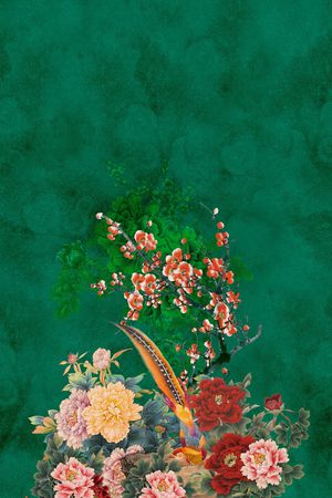 定位花印花花型图片