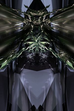 抽象印花花型图片