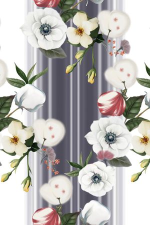 花卉印花花型图片