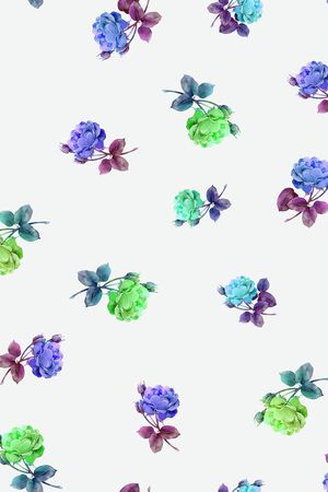 花卉印花花型图片
