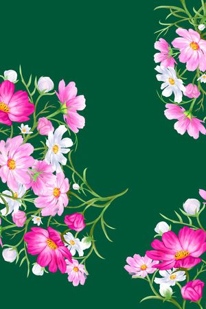 花卉印花花型图片