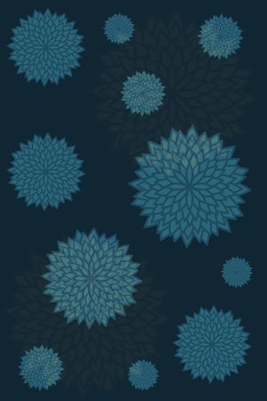 圆形印花花型图片
